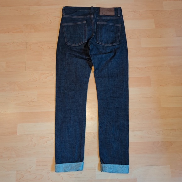 Naked & Famous Denim Men's Super Skinny Guy Jeans in Dirty Fade Selvedge - Picture 4 of 15
